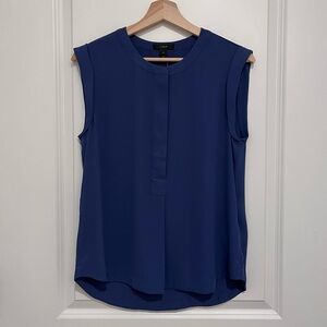 J. Crew Blue Sleeveless Blouse